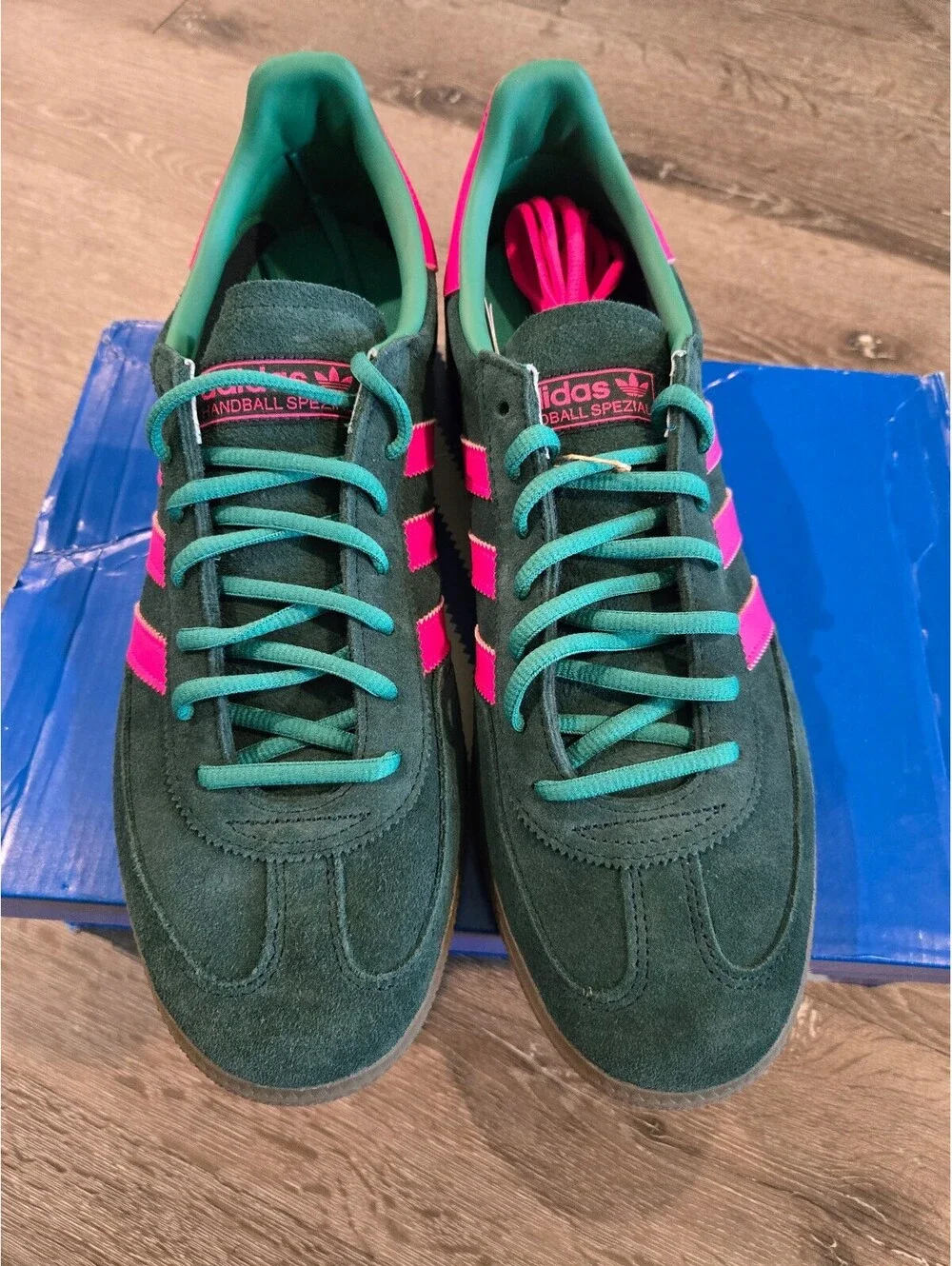 adidas Handball Spezial Aurivy Shopnk Gum HQ7269 Men's Size 11.5 NIB